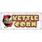 Signmission Kettle Corn Banner Heavy Duty 13 Oz Vinyl with Grommets Single Sided B-96 Kettle Corn - alternate 1